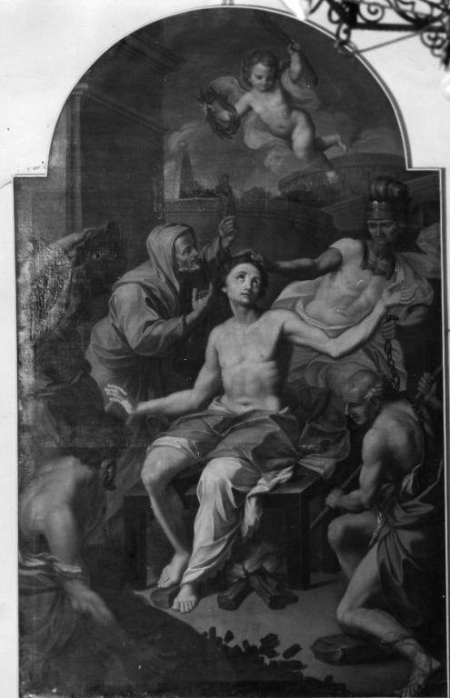 martirio di San Lorenzo (dipinto) - ambito laziale (fine sec. XVIII)