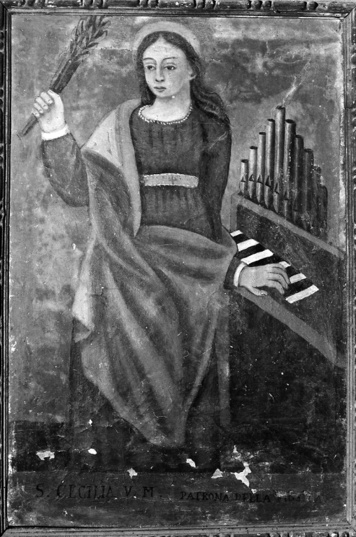 Santa Cecilia (dipinto, serie) - ambito laziale (sec. XVII)