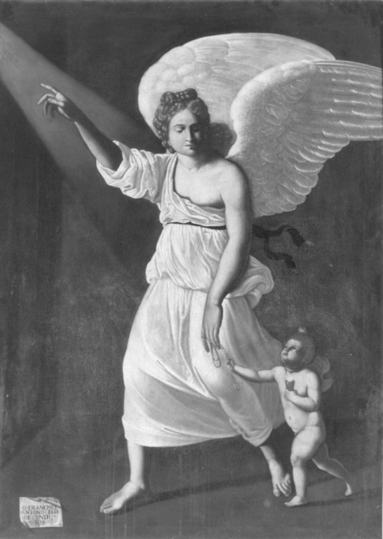 angelo custode (dipinto) - ambito romano (sec. XVII)