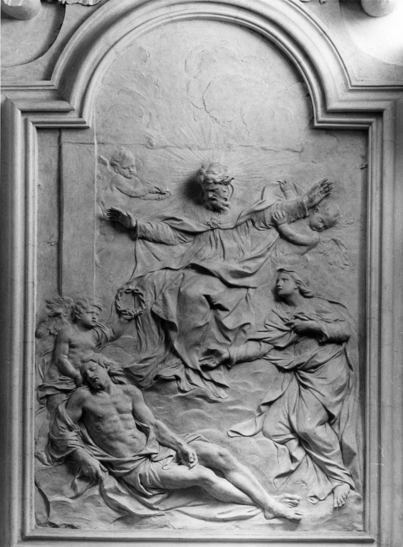 Cristo morto (rilievo) di Ferrata Ercole (sec. XVII)
