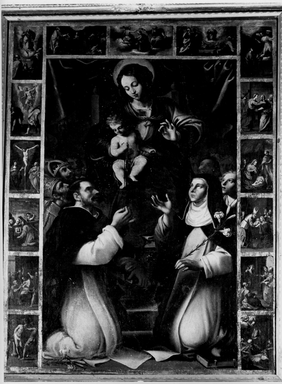 Annunciazione (dipinto, elemento d'insieme) - ambito siciliano (fine/inizio secc. XVI/ XVII)