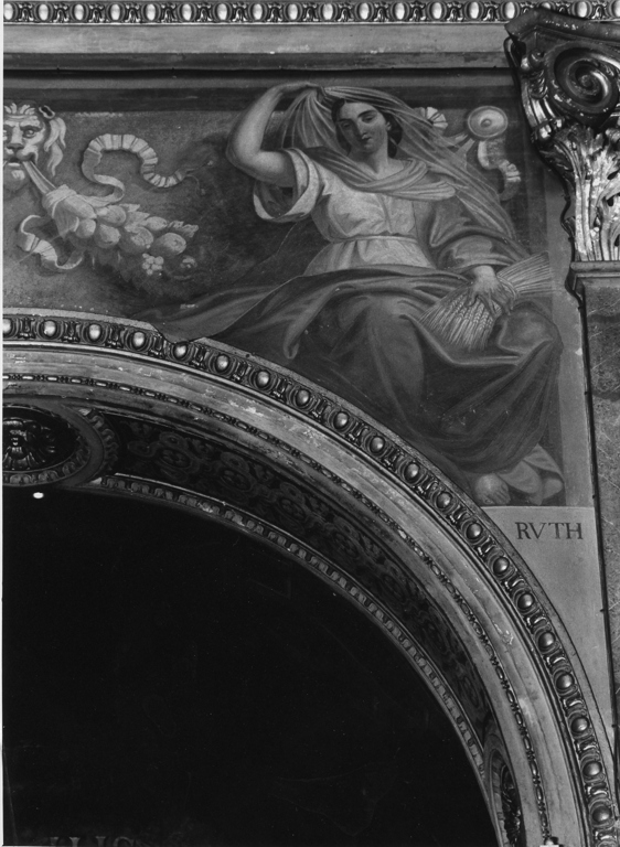 Ruth e Abigatl (dipinto, complesso decorativo) di Mariani Cesare (attribuito) (sec. XIX)