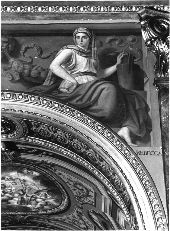 Rebecca e Rachele (dipinto, complesso decorativo) di Mariani Cesare (attribuito) (sec. XIX)