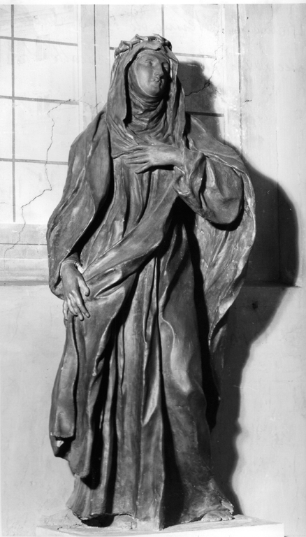 Santa Caterina da Siena (statua) di Ferrata Ercole (scuola) (sec. XVIII)