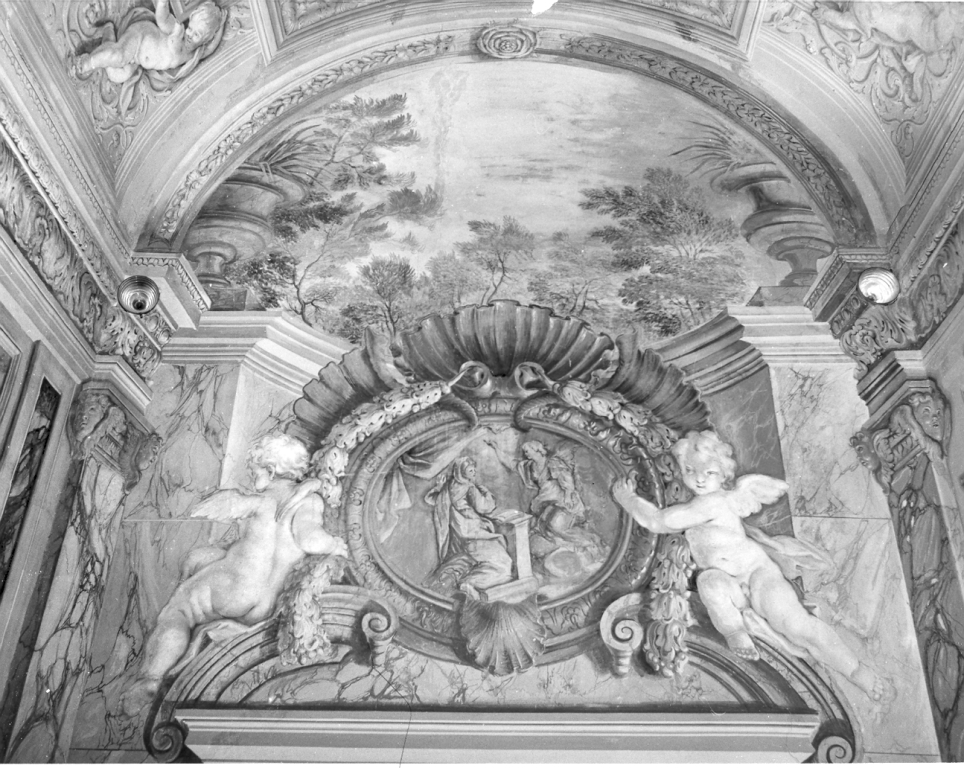 Finta prospettiva architettonica (dipinto) di Ricciolini Niccolò (sec. XVIII)
