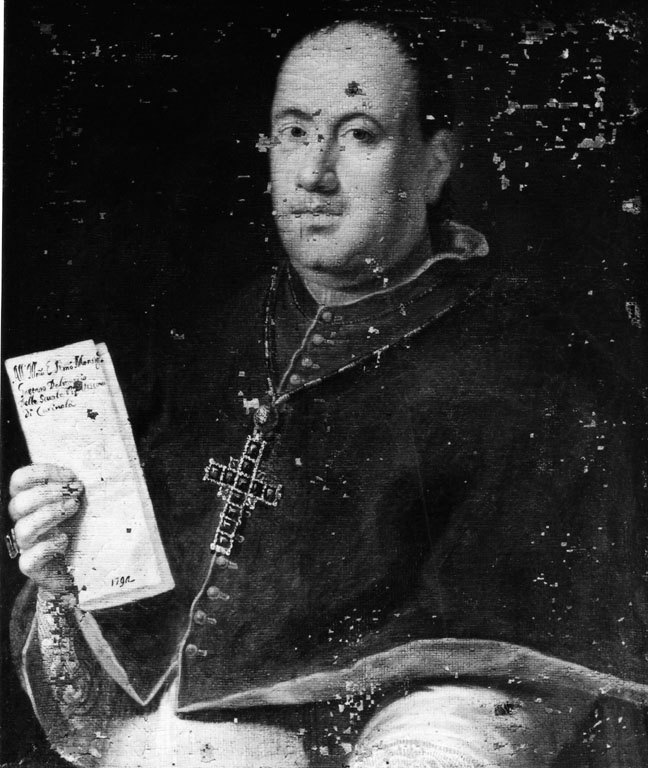 ritratto di monsignor Gaetano Delmussio (dipinto) - ambito romano (sec. XVIII)