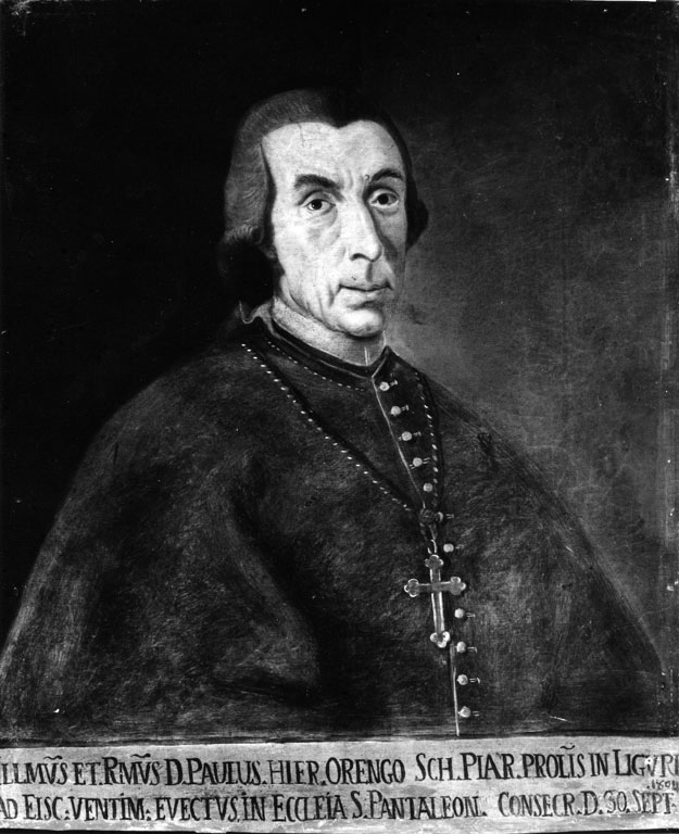 ritratto di Paolo Girolamo Orengo (dipinto) di Milione Vincenzo (sec. XIX)