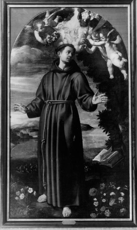 Sant'Antonio da Padova (dipinto) di Palumbo Onofrio (prima metà sec. XVII)