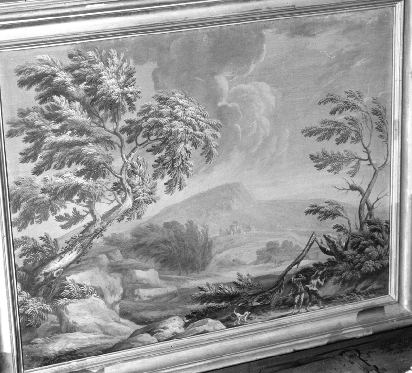 paesaggio con temporale (dipinto) di Onofri Crescenzio (attribuito) (sec. XVII)