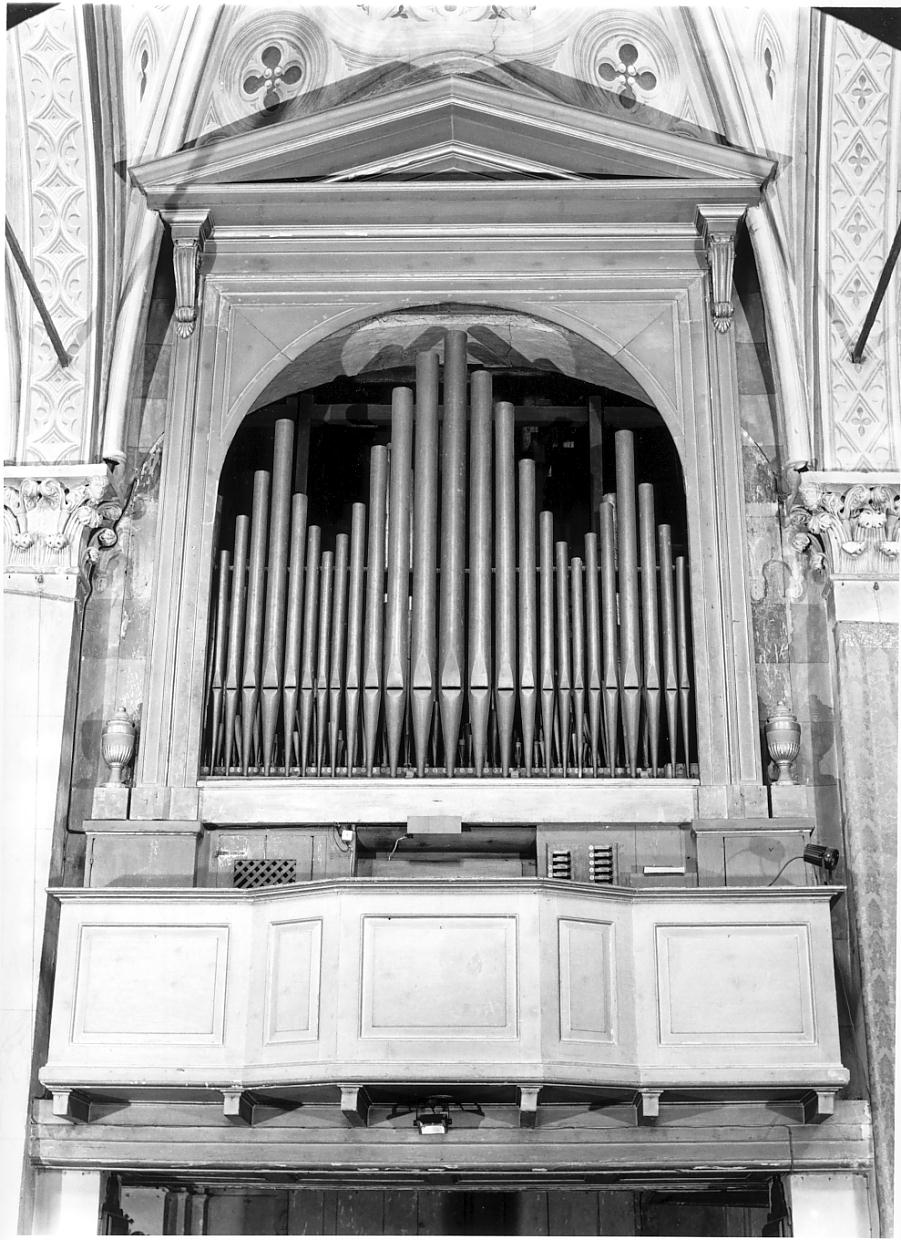cassa d'organo, opera isolata di Amati Angelo (sec. XIX)