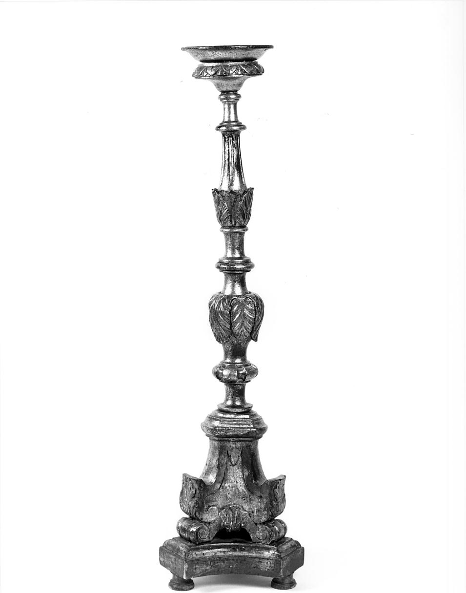 candeliere, serie - bottega cremonese (seconda metà sec. XVIII)