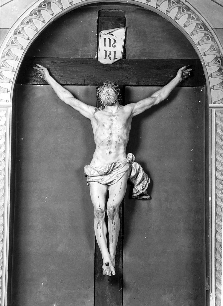 Cristo crocifisso (crocifisso, opera isolata) di Bertesi Giovan Giacomo (bottega) (fine/inizio secc. XVII/ XVIII)