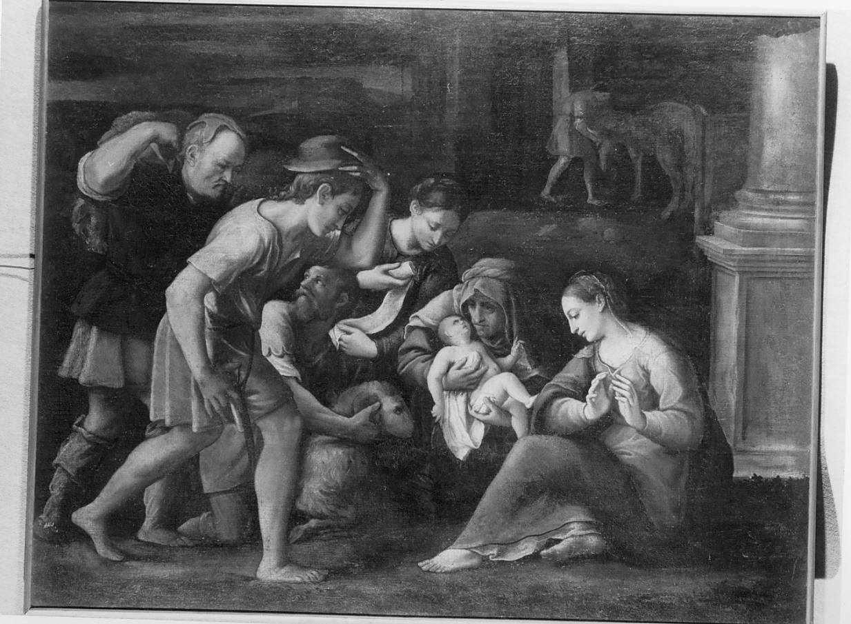 Adorazione dei pastori (dipinto) - ambito mantovano (metà sec. XVI)