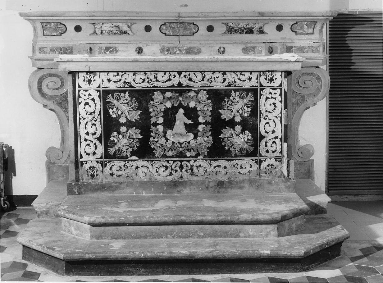mensa d'altare - ambito mantovano (prima metà sec. XVII)
