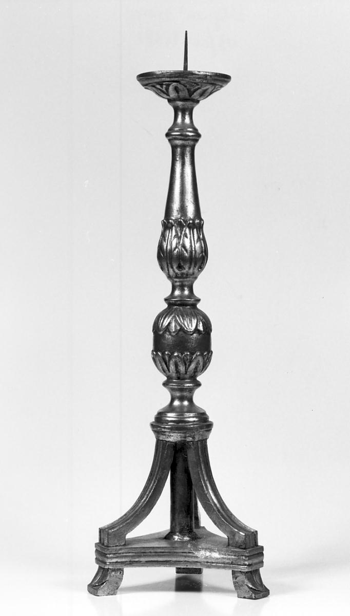 candelabro, serie - manifattura cremonese (prima metà sec. XIX)