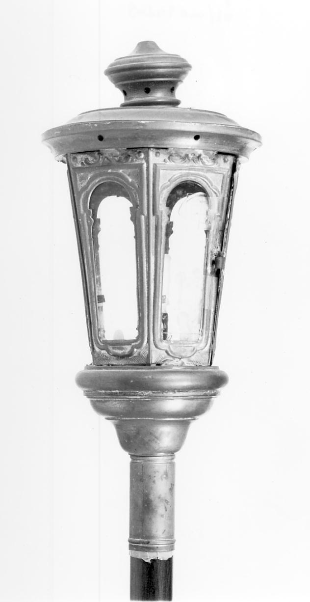 lanterna processionale, serie - manifattura lombarda (sec. XIX)