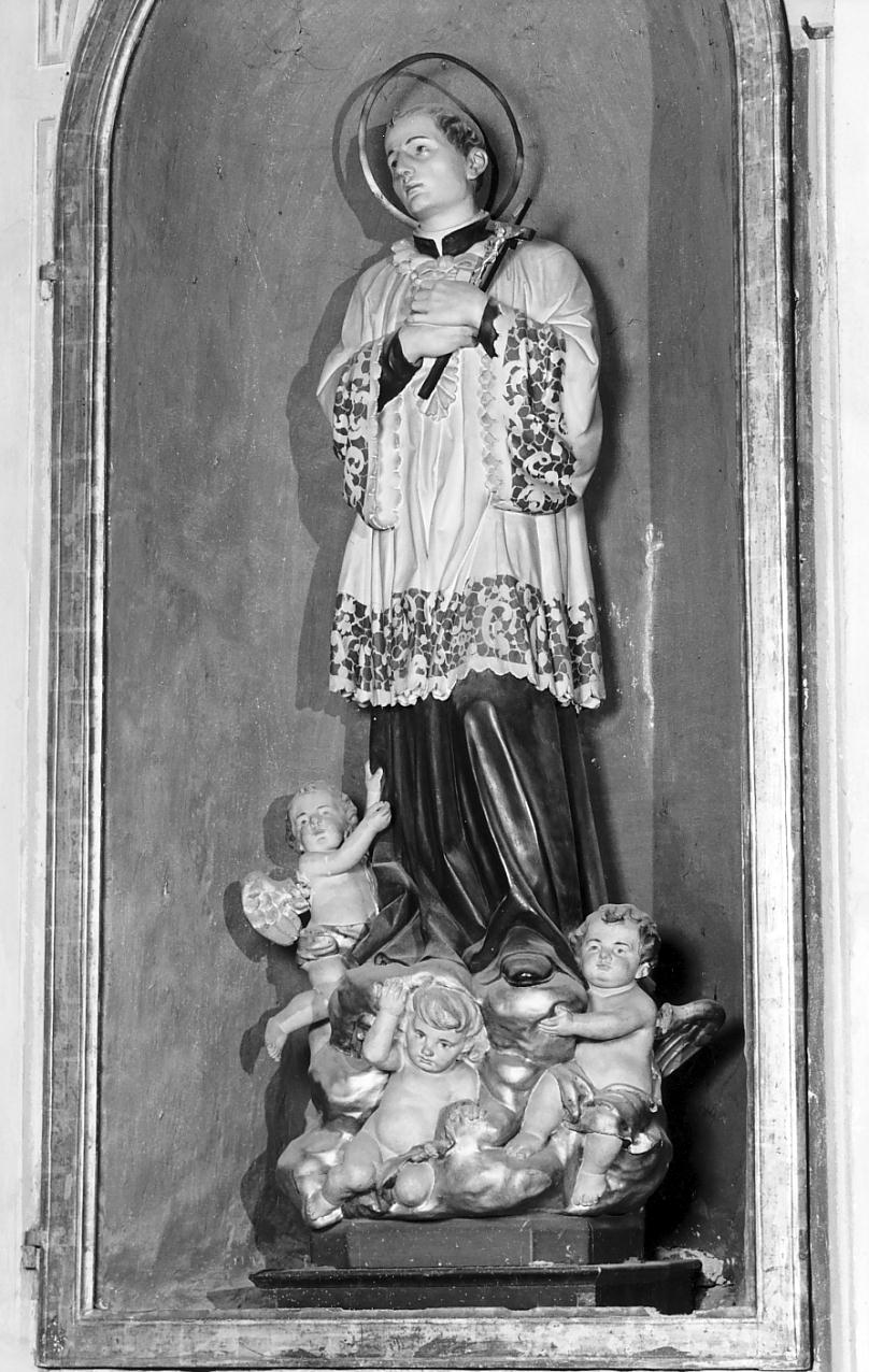 San Luigi Gonzaga (statua, opera isolata) - ambito cremonese (prima metà sec. XX)