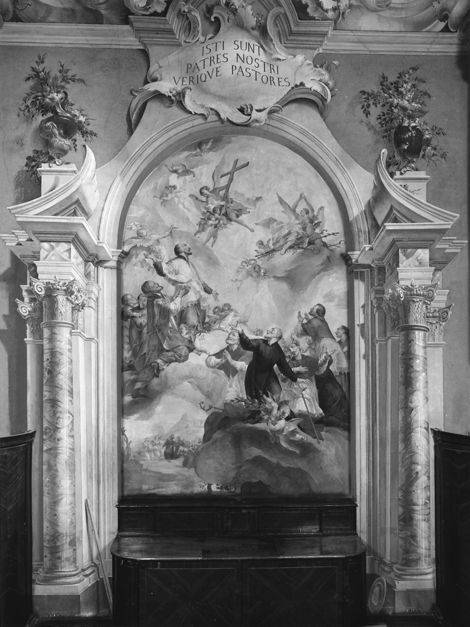 Gloria di San Gaetano e dell'ordine teatino (dipinto, elemento d'insieme) di Scalvini Pietro (sec. XVIII)
