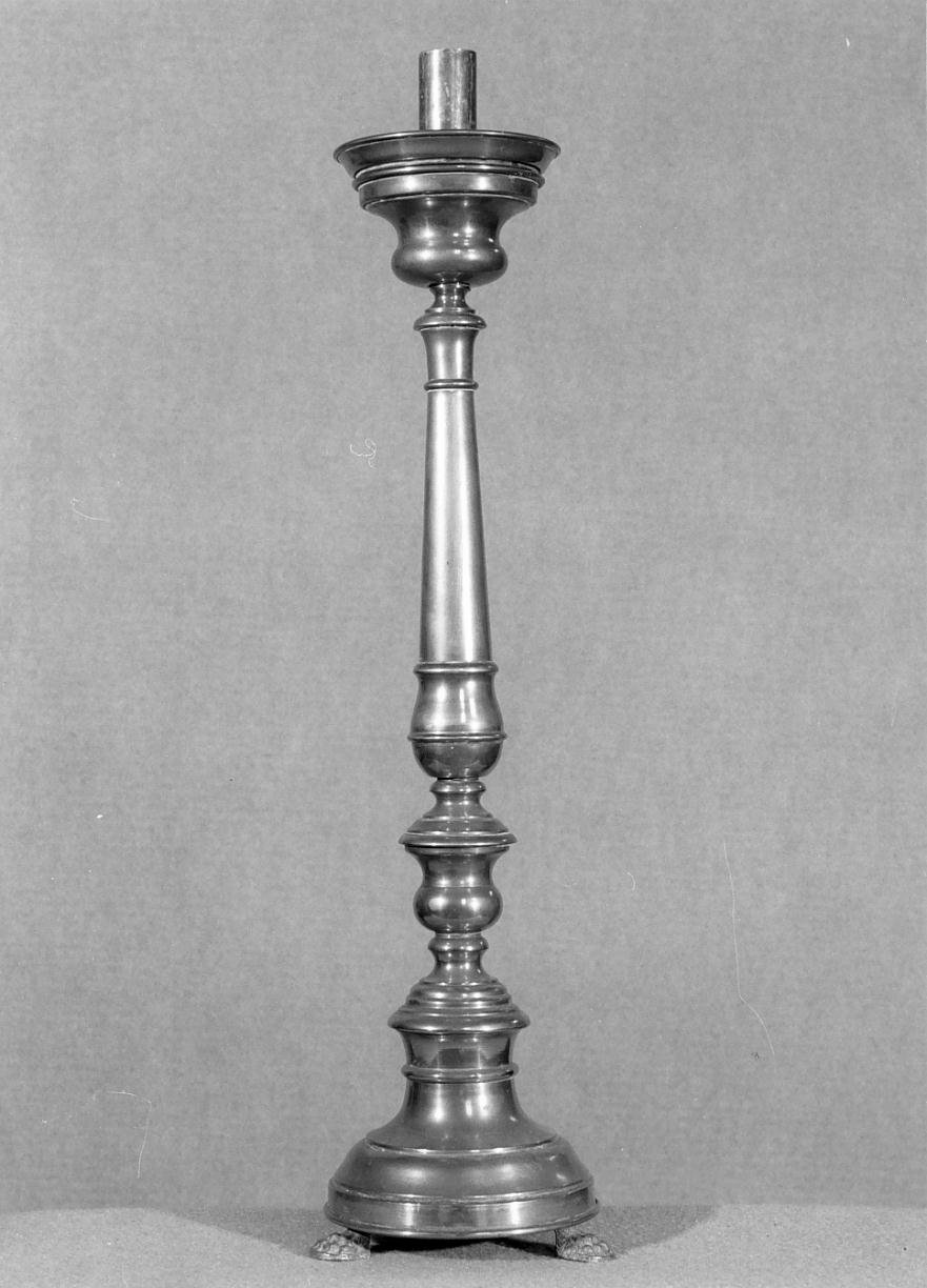 candeliere d'altare - ambito mantovano (seconda metà sec. XIX)