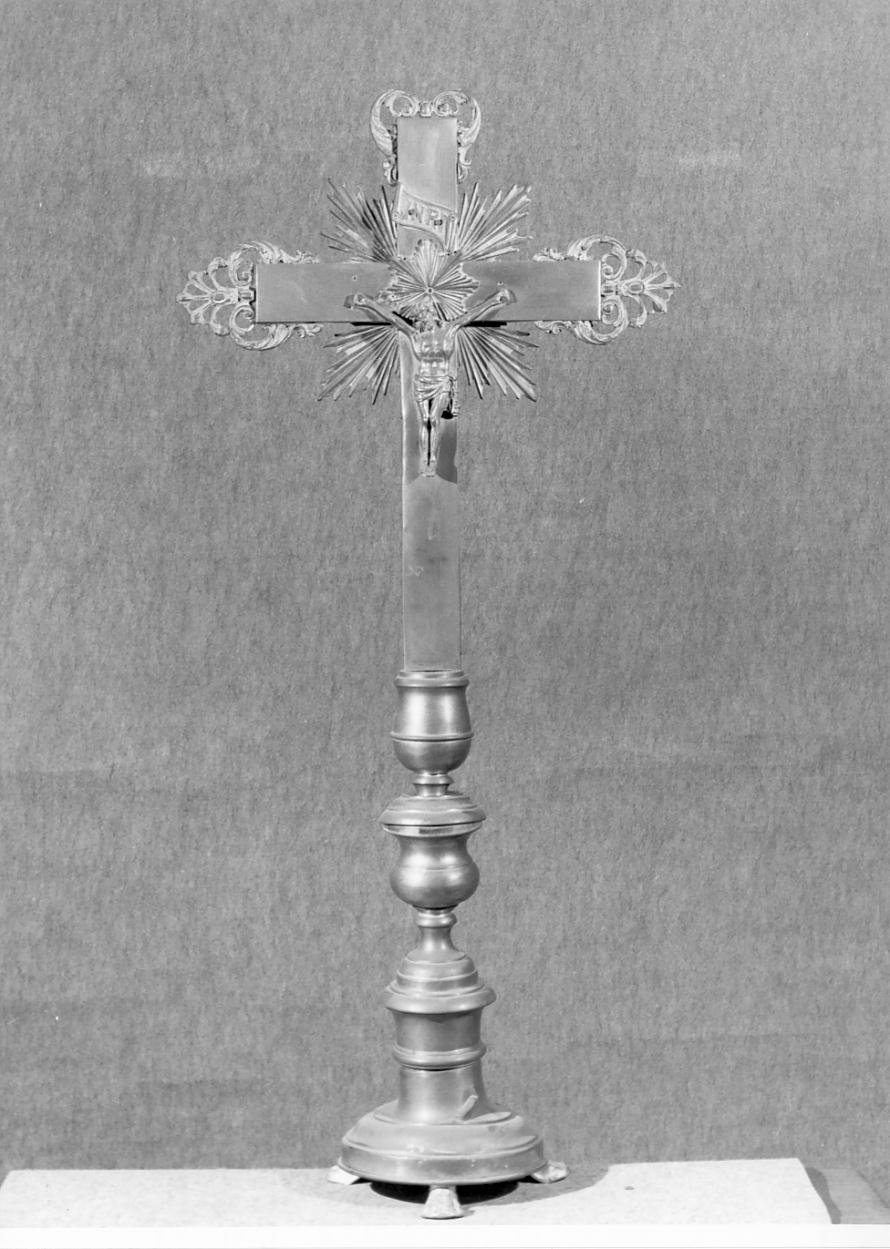 croce d'altare - ambito mantovano (seconda metà sec. XIX)