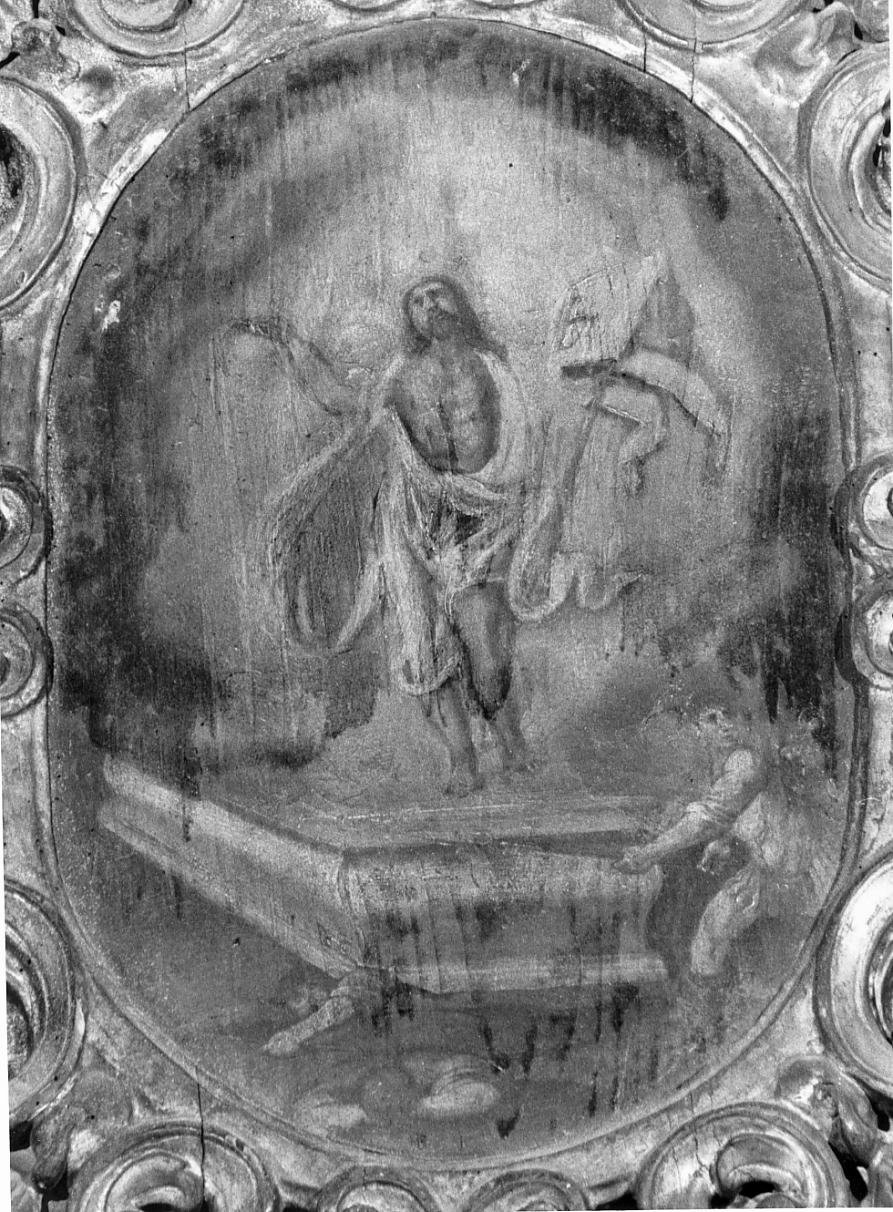 I Mistero Glorioso del rosario: resurrezione di Cristo (dipinto) - ambito mantovano (seconda metà sec. XVII)