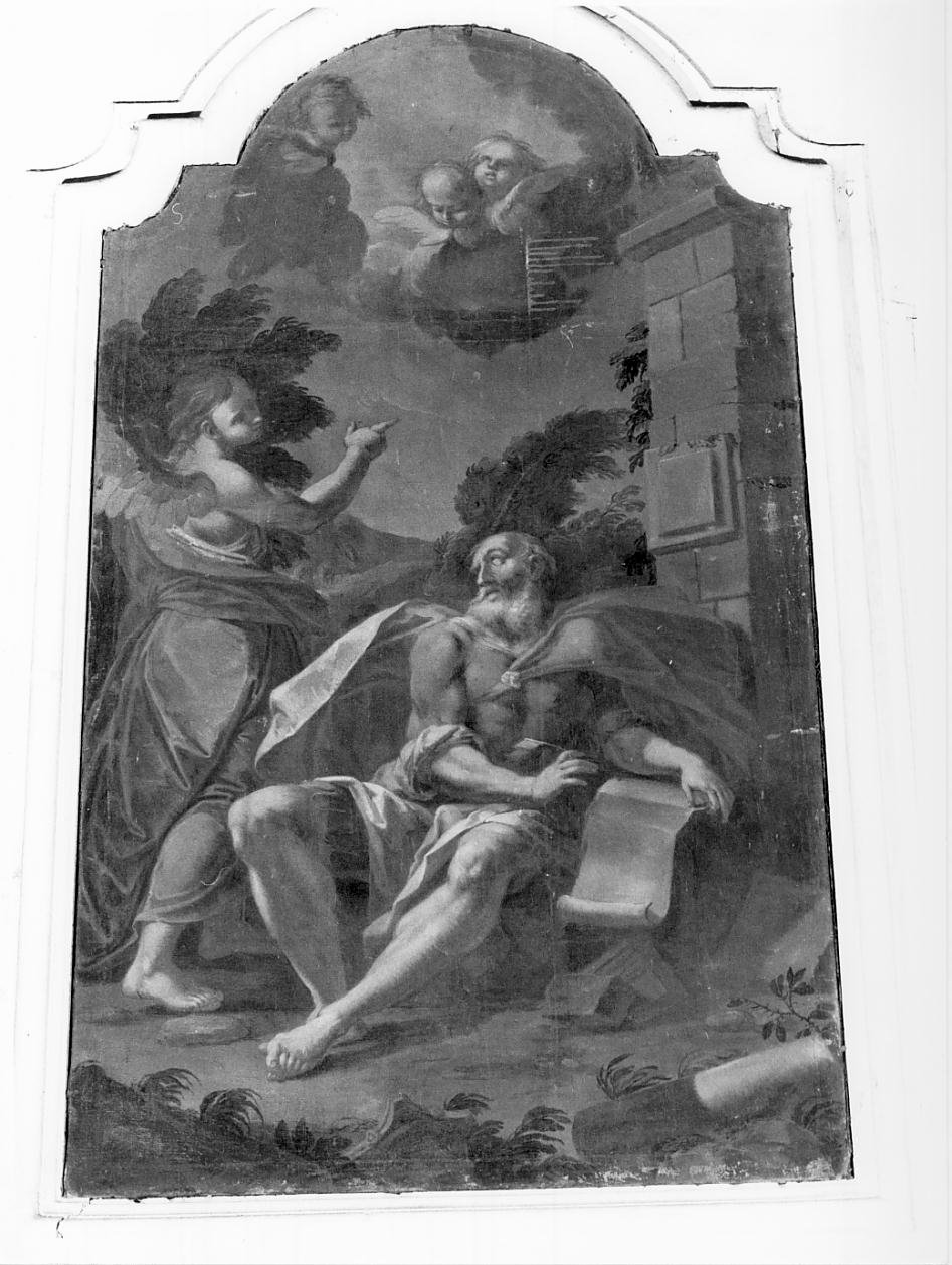 San Metteo evangelista (dipinto) di Cadioli Giovanni (sec. XVIII)