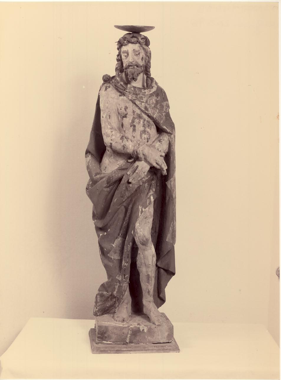 Ecce Homo (statua, opera isolata) - ambito bresciano (prima metà sec. XVI)