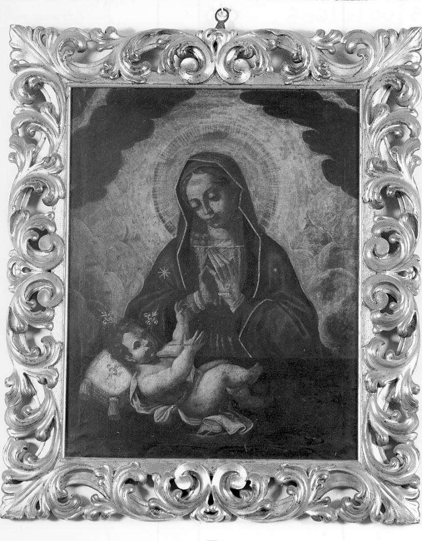 Madonna con Bambino (dipinto, opera isolata) - ambito Italia centrale (seconda metà sec. XVI)