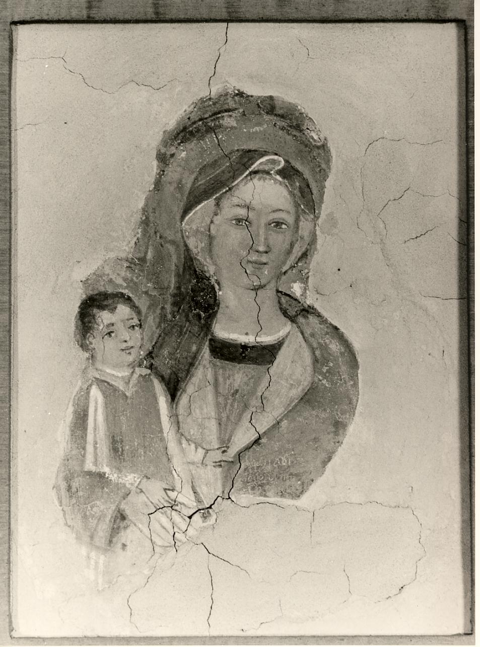 Madonna della Neve, Madonna con Bambino (dipinto, opera isolata) - ambito bresciano (ultimo quarto sec. XV)