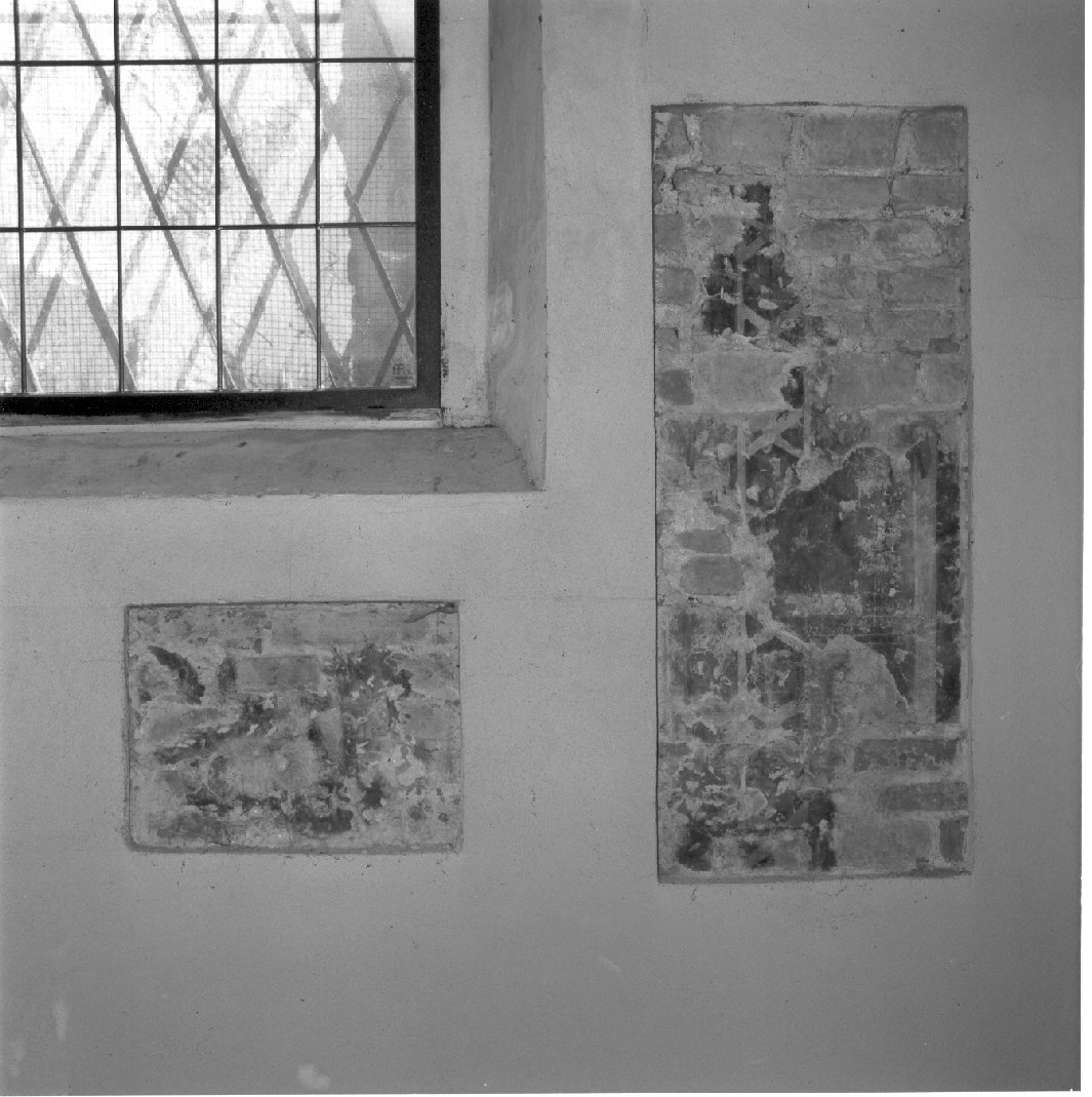 dipinto, frammento - ambito lombardo (sec. XIV)