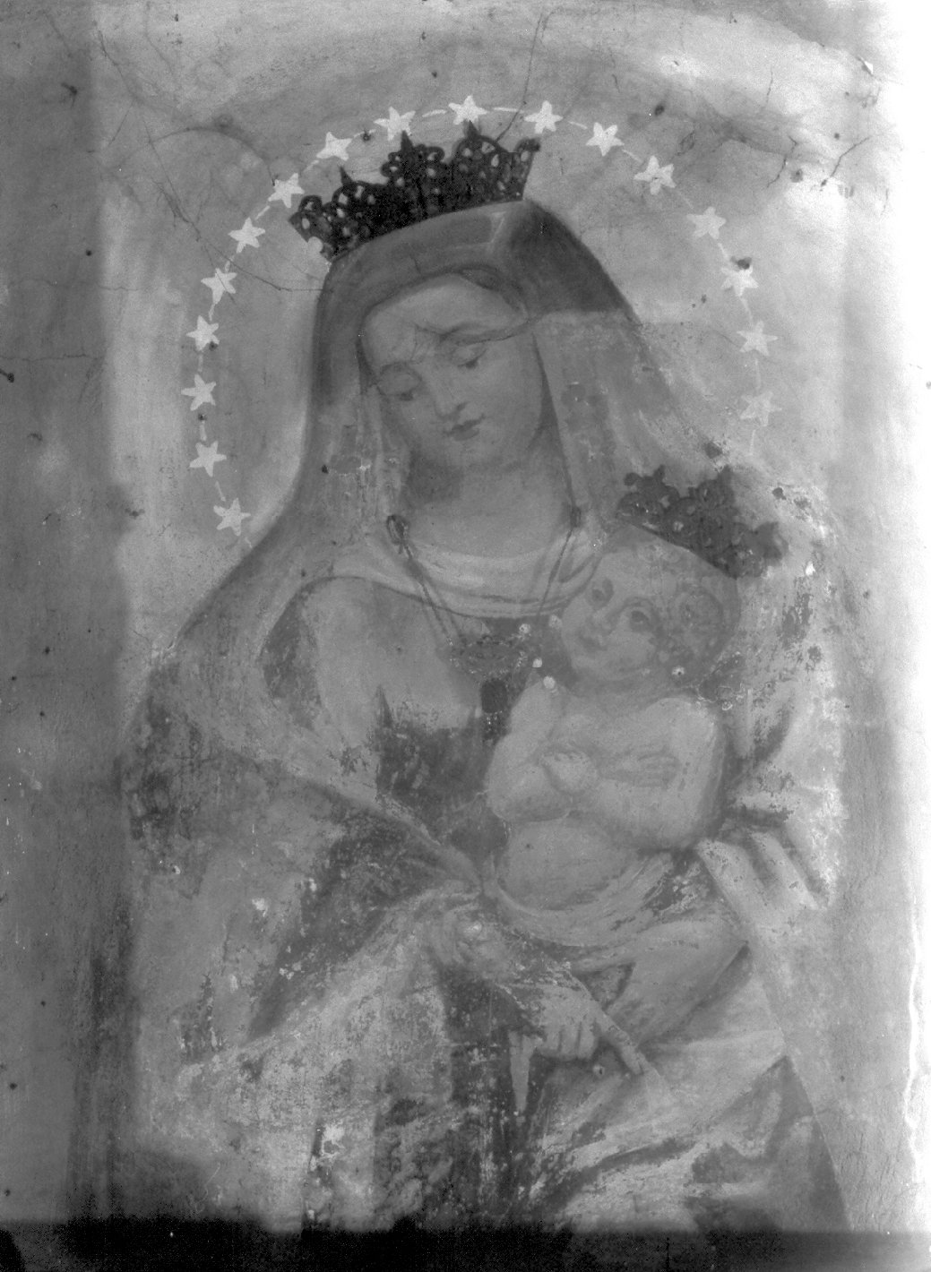 Madonna con Bambino (dipinto, opera isolata) - ambito lombardo (prima metà sec. XVI)