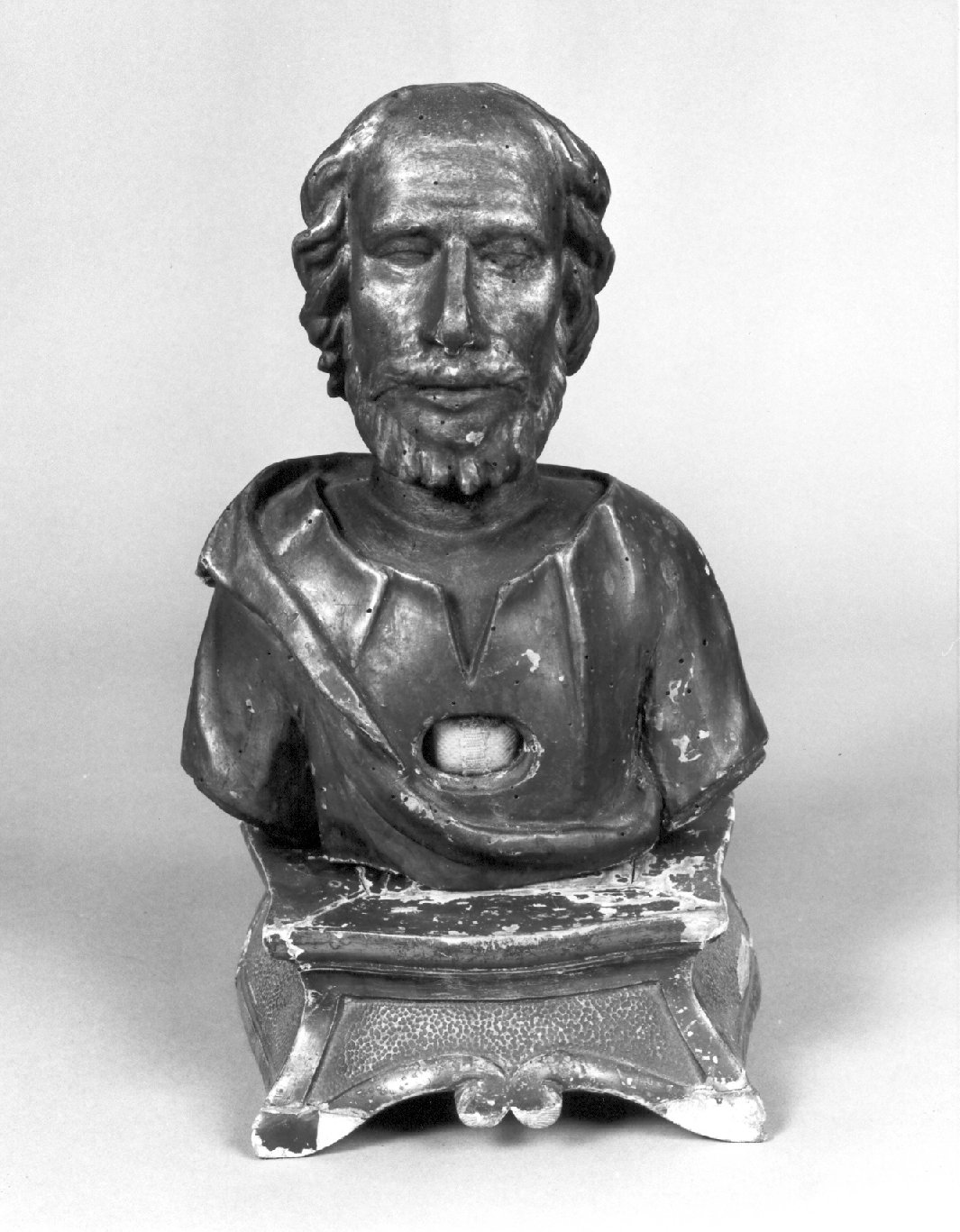 reliquiario - a busto, opera isolata - ambito lombardo (sec. XVIII)