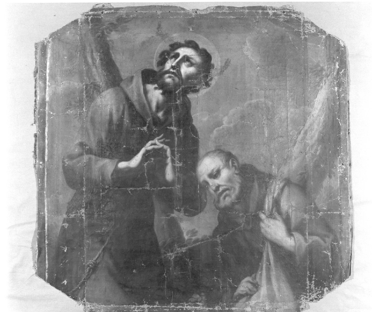 Santi (dipinto, elemento d'insieme) di Fabbri Pietro detto dell'Oboe (secondo quarto sec. XVIII)