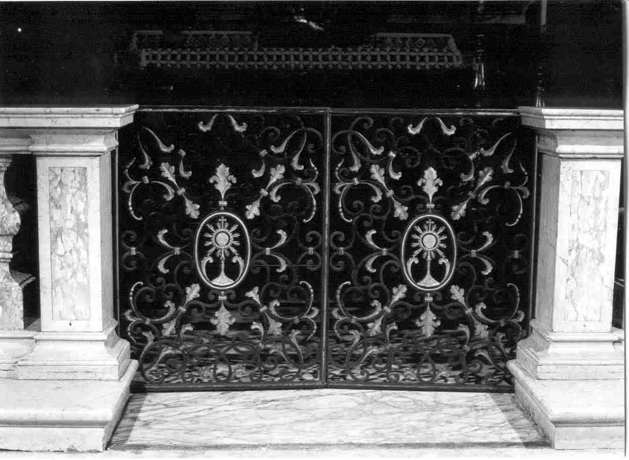 cancello di balaustrata, opera isolata - bottega mantovana (primo quarto sec. XIX)