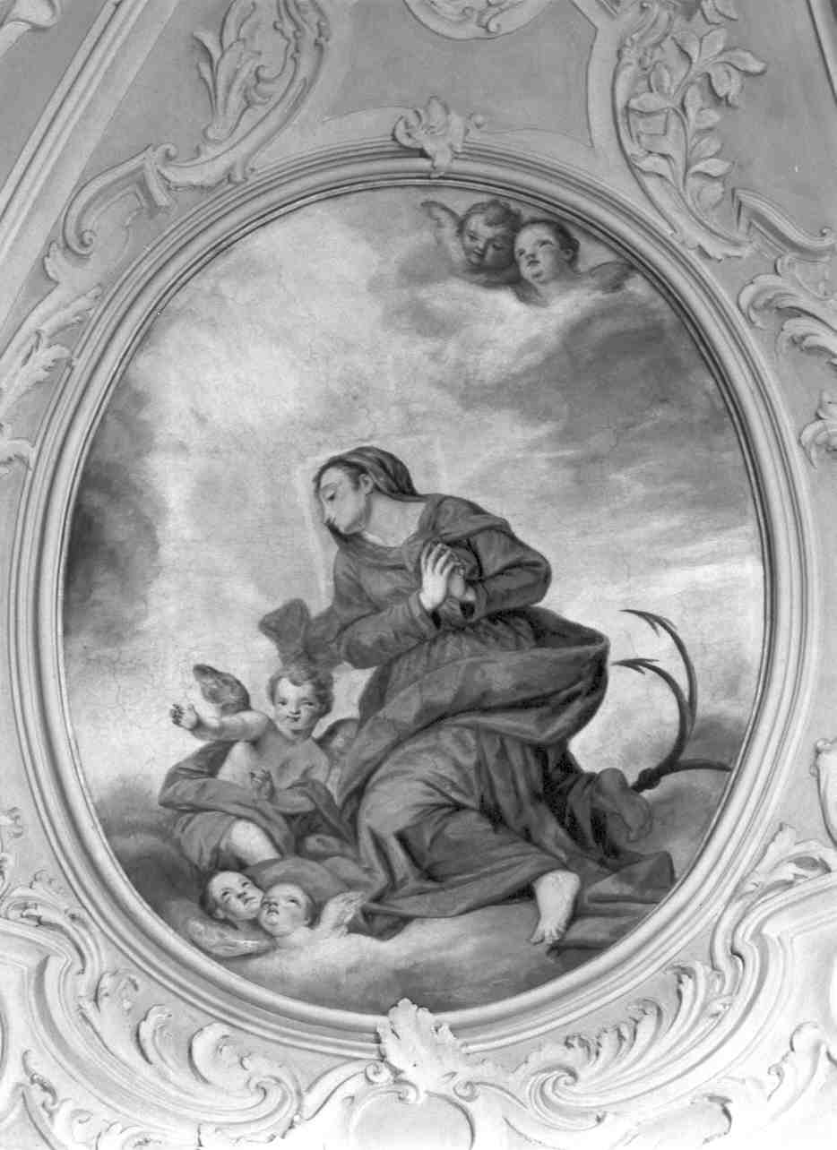 Fede/ Speranza/ Carità (decorazione pittorica, insieme) di Ghirlandini Giovanni (sec. XVIII)
