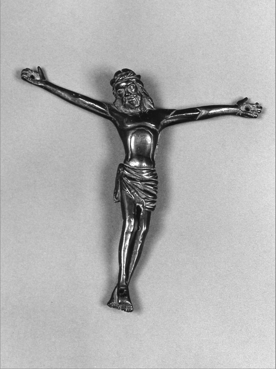 Cristo crocifisso (statuetta, opera isolata) - ambito lombardo (prima metà sec. XVI)