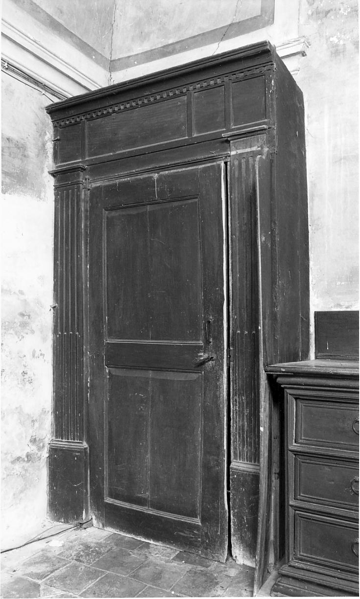 bussola d'ingresso, opera isolata - bottega cremonese (sec. XIX)