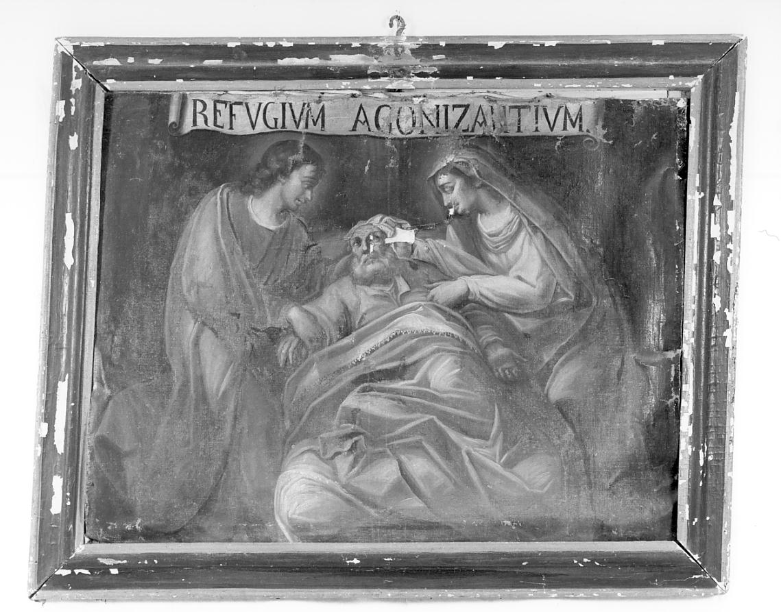 morte di San Giuseppe (dipinto, opera isolata) - ambito cremonese (prima metà sec. XVIII)