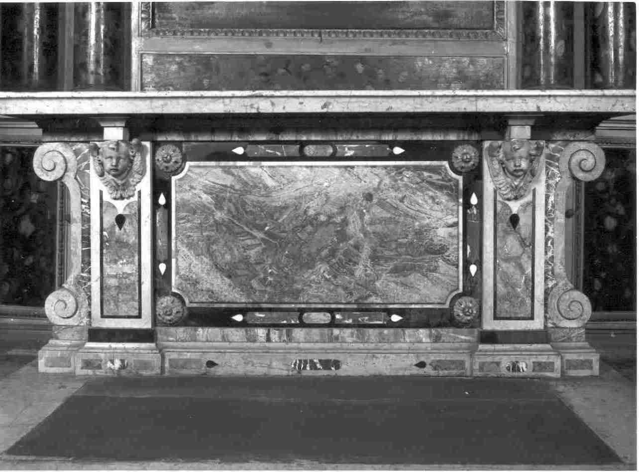 altare - a mensa, opera isolata - ambito bresciano (seconda metà sec. XVII)