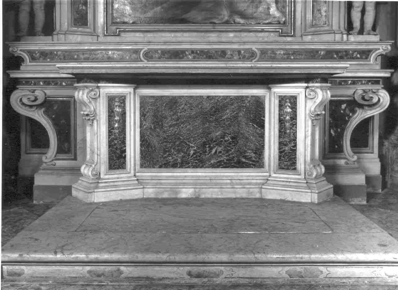 altare - a mensa, opera isolata - ambito bresciano (sec. XVIII)