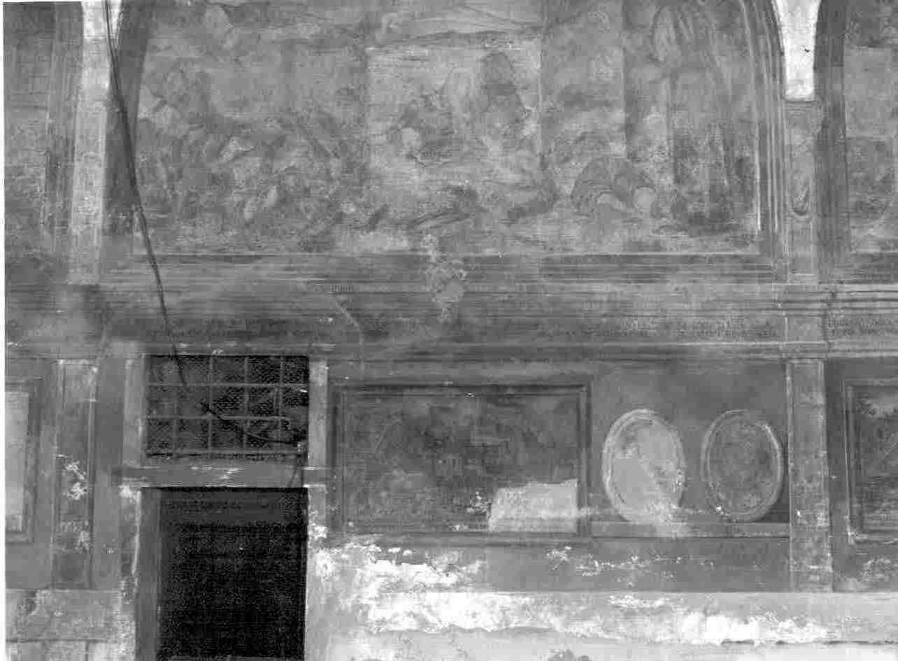 veduta del convento di San Maurizio in Lovere (dipinto, opera isolata) - ambito bresciano (sec. XVII)