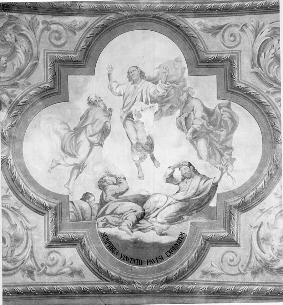 Ascensione di Cristo (dipinto) di Pizzini Ettore da Udine (sec. XX)