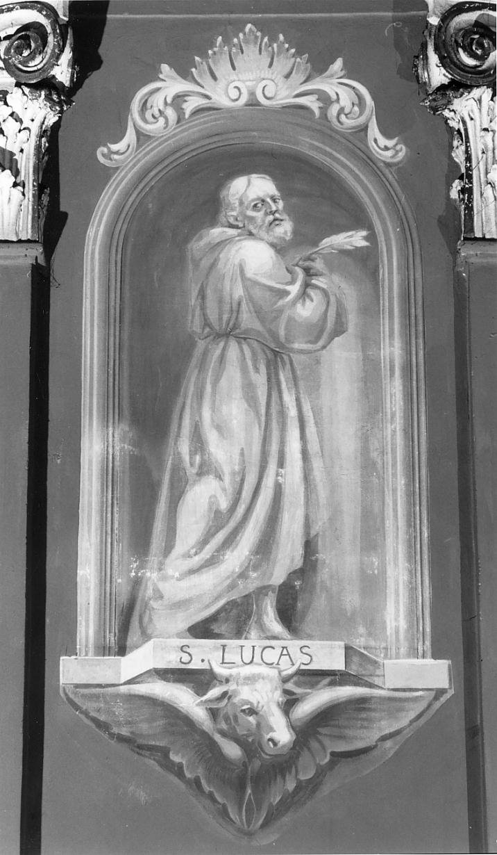San Luca Evangelista (dipinto) di Pizzini Ettore da Udine (sec. XX)