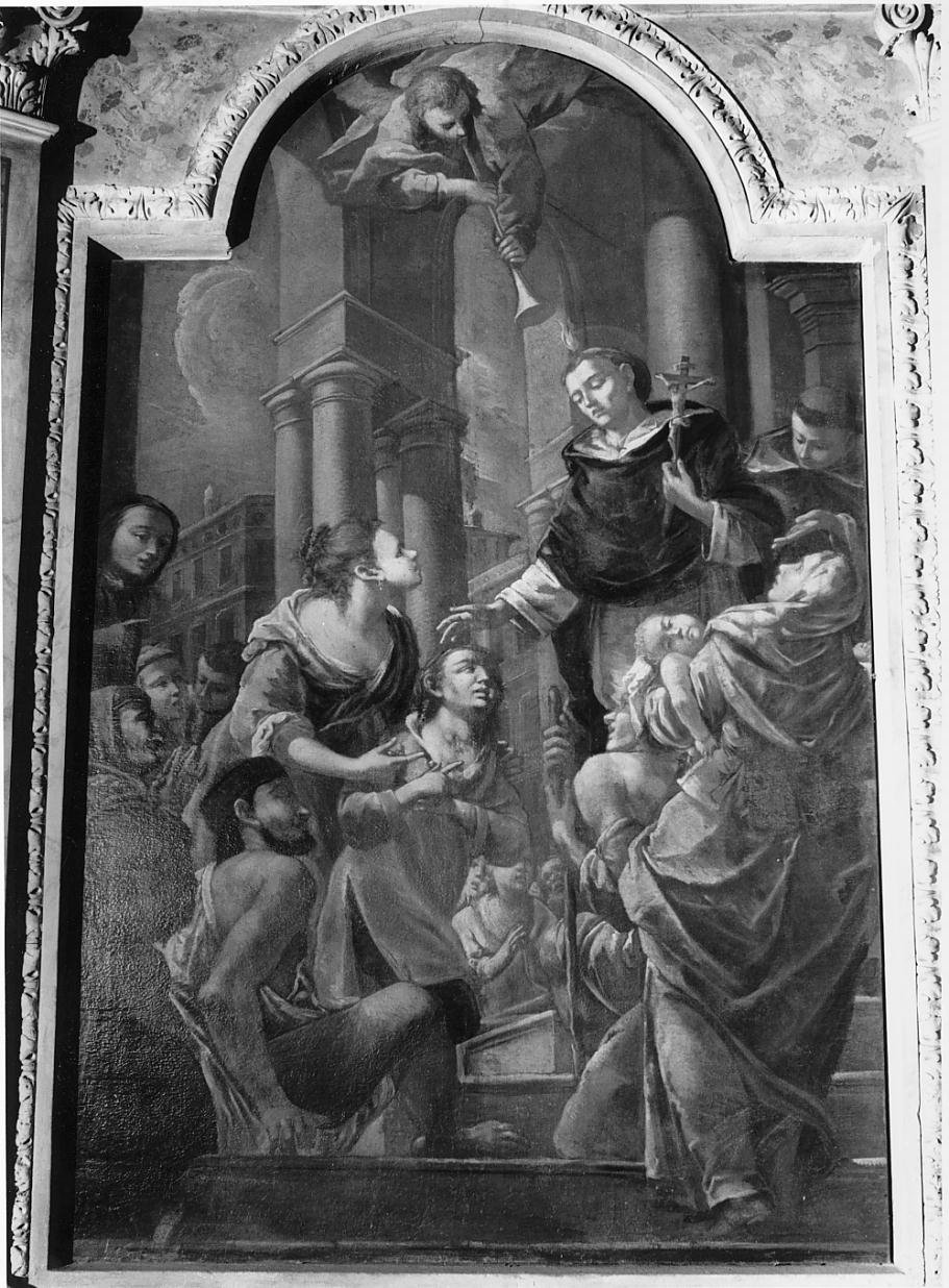 Miracolo di San Vincenzo Ferrer (dipinto) di Cadioli Giovanni (sec. XVIII)
