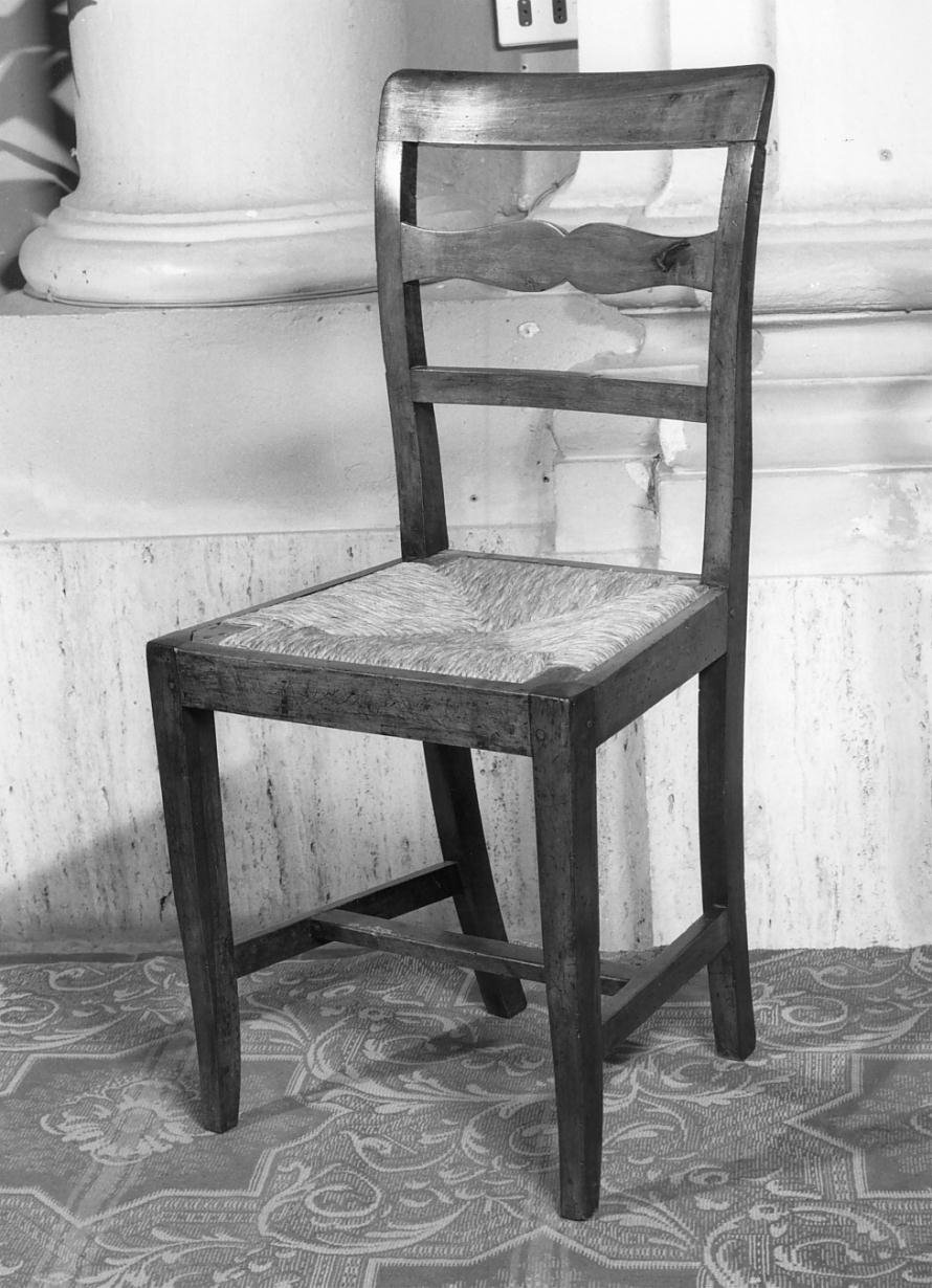 sedia - ambito mantovano (sec. XIX)