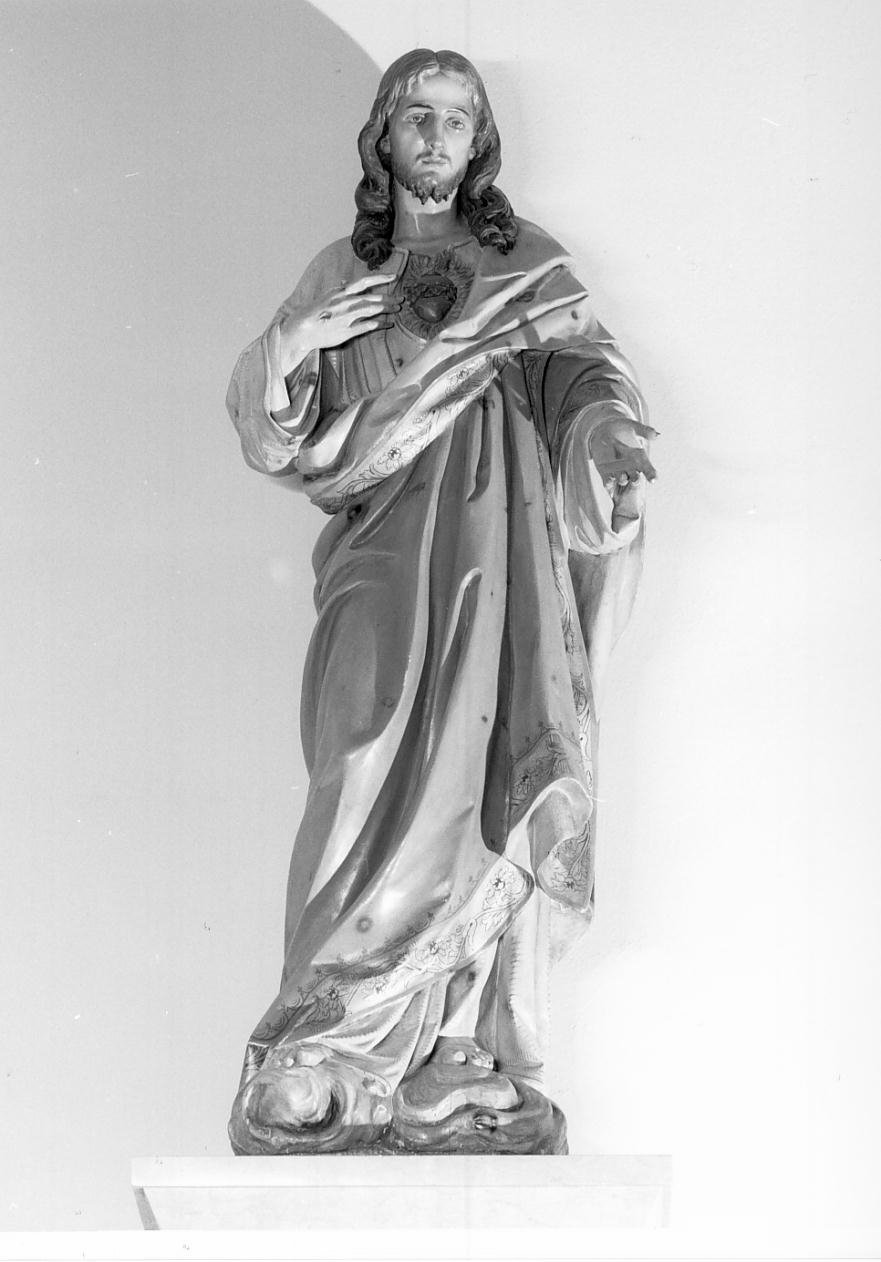 Sacro Cuore di Gesu' (statua) - ambito mantovano (secondo quarto sec. XX)