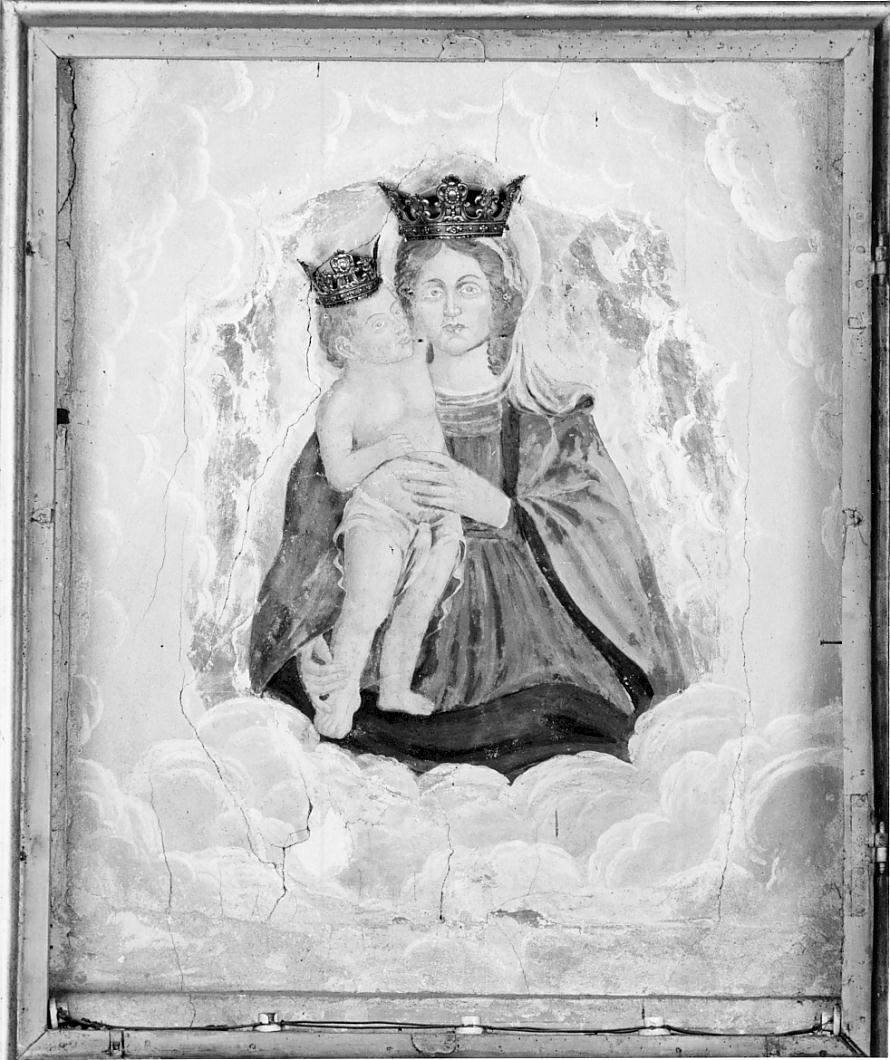 Madonna con Bambino (dipinto, elemento d'insieme) - ambito cremonese (sec. XVI)