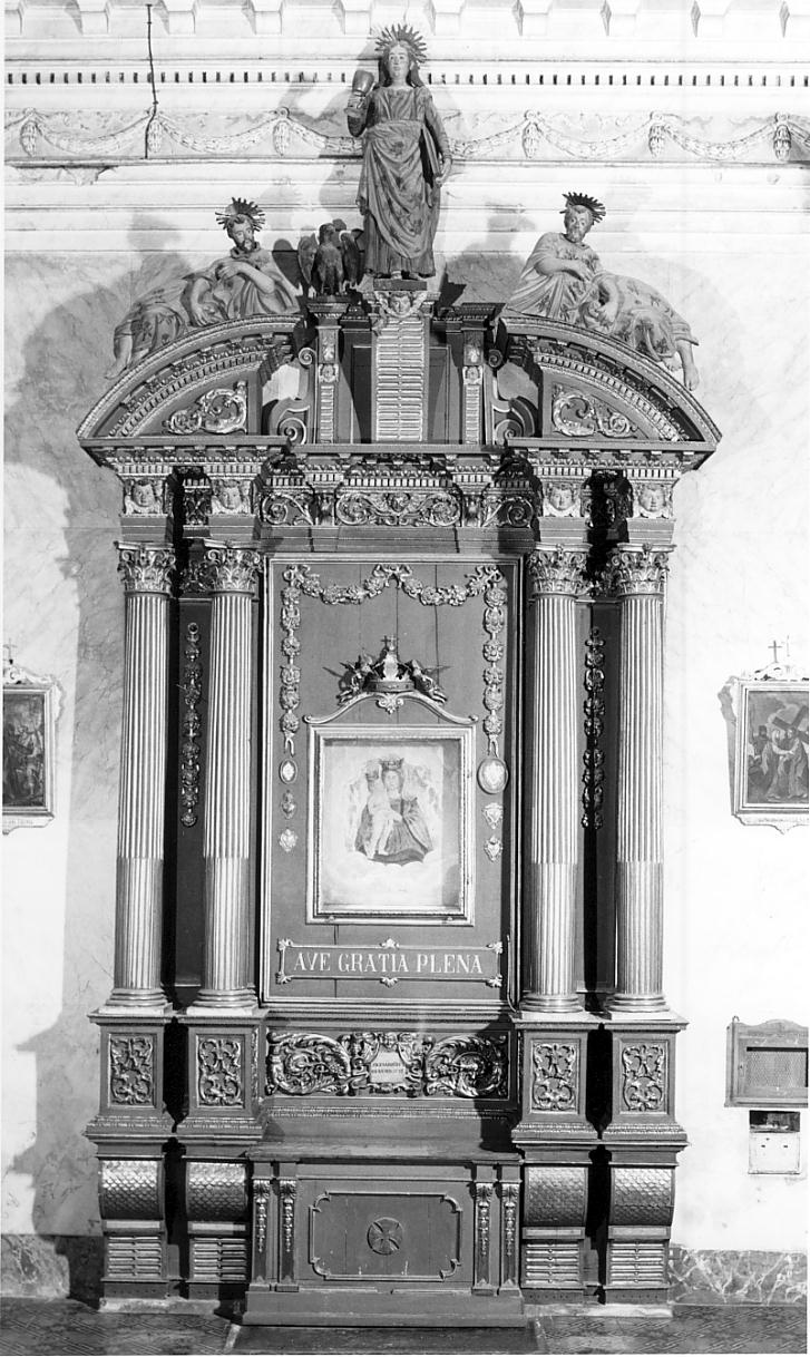 altare - a edicola, insieme - ambito cremonese (fine sec. XVI)