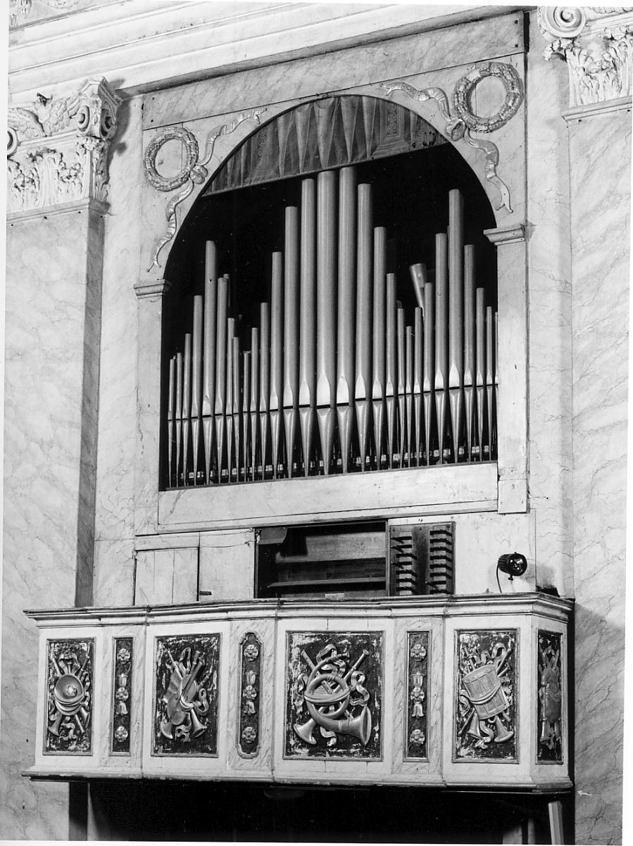 cassa d'organo, insieme - ambito cremonese (ultimo quarto sec. XVIII)