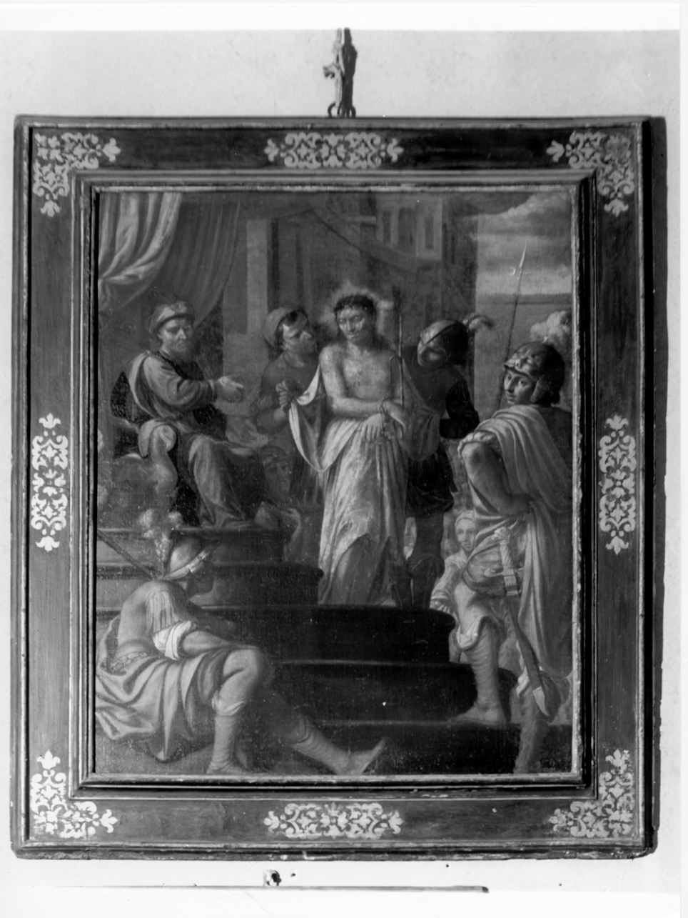 Cristo davanti a Pilato (dipinto, opera isolata) - ambito veneto (seconda metà sec. XVI)
